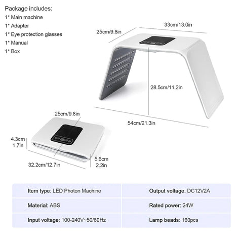 LumiVera 7-Color LED Light Facial System