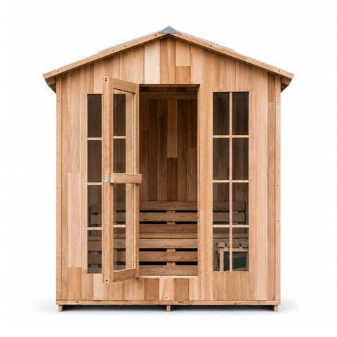 Lunavera Outdoor Traditional 2-Person Dry Sauna Cabin — view 01