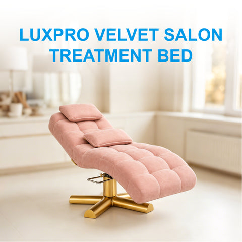 LuxPro Velvet Salon Treatment Bed