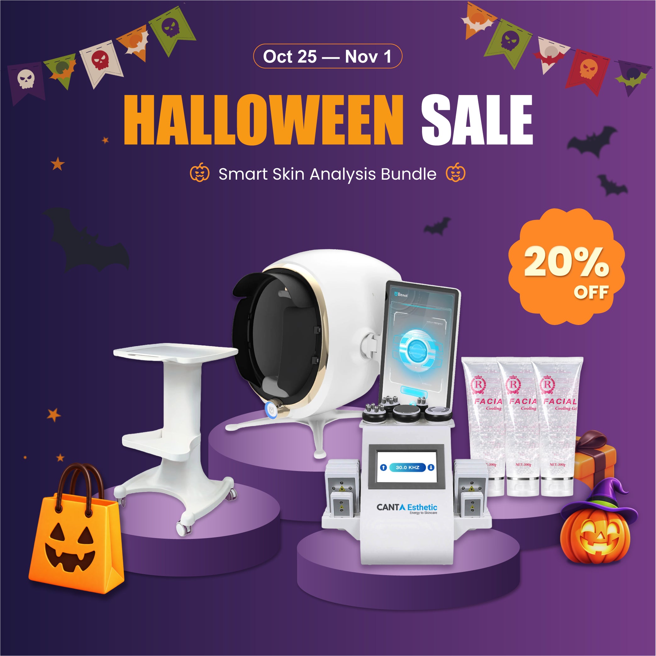 Skin Analysis & Body Sculpting Bundle – Halloween Sale