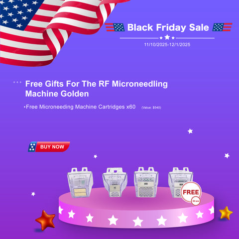 RF Microneedling Machine Golden