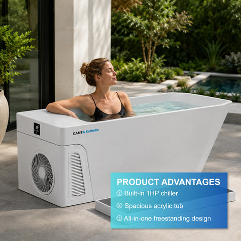 Mirevyn Smart Cold Plunge Tub with Chiller