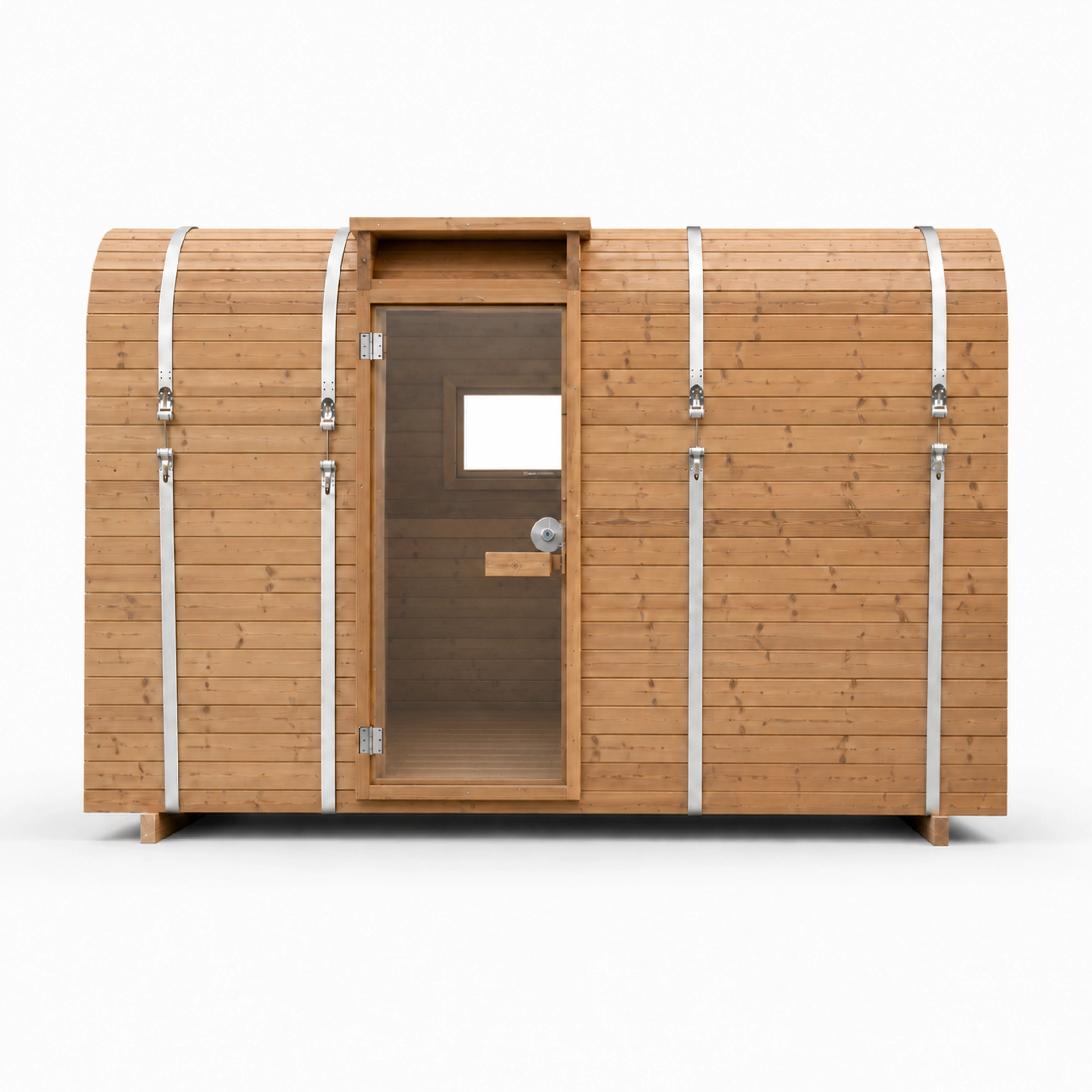 Nuvella Square Outdoor Sauna Cabin — view 01