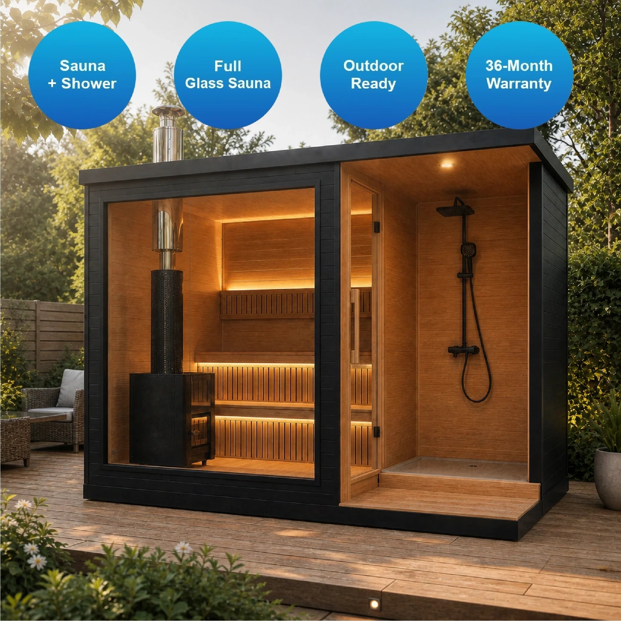 Nymbora Sauna & Shower Cabin — view 05