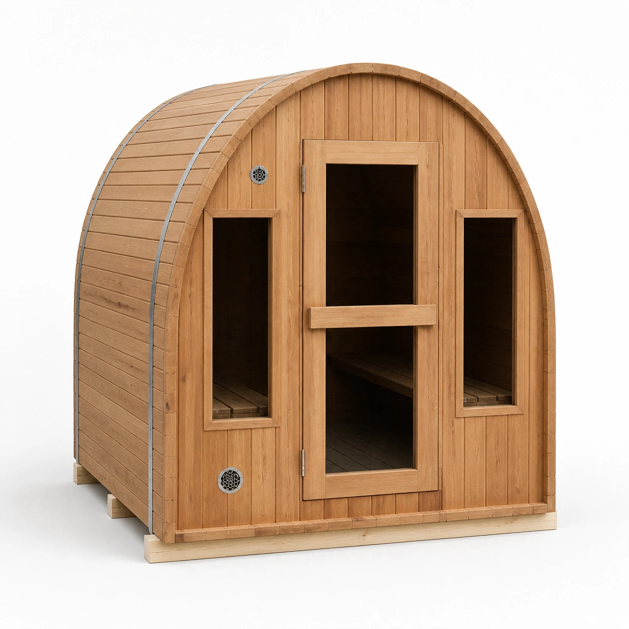 Olivara Premium Outdoor Wooden Sauna Cabin — view 01