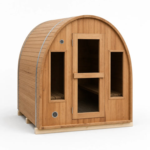 Olivara Premium Outdoor Wooden Sauna Cabin — view 01