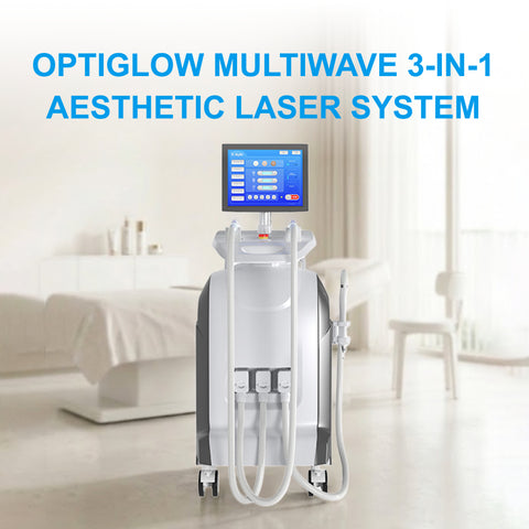 OptiGlow MultiWave 3‑in‑1 Aesthetic Laser System