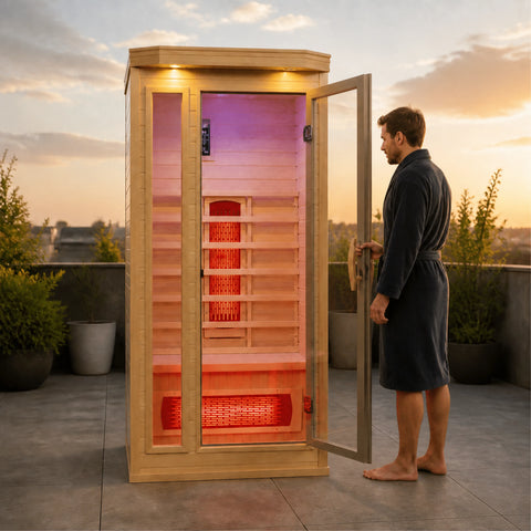 Portiva Portable Home Infrared Sauna Cabin — view 06