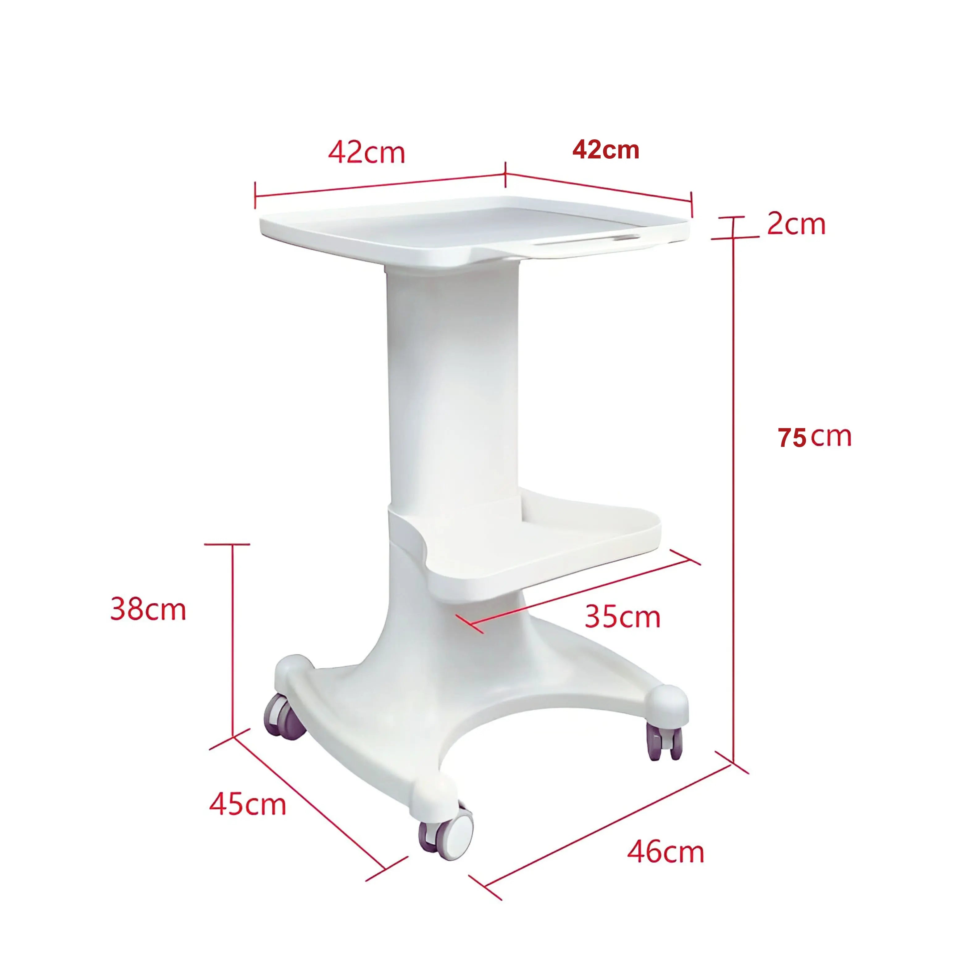 Cassia Spa Salon Cart Trolley