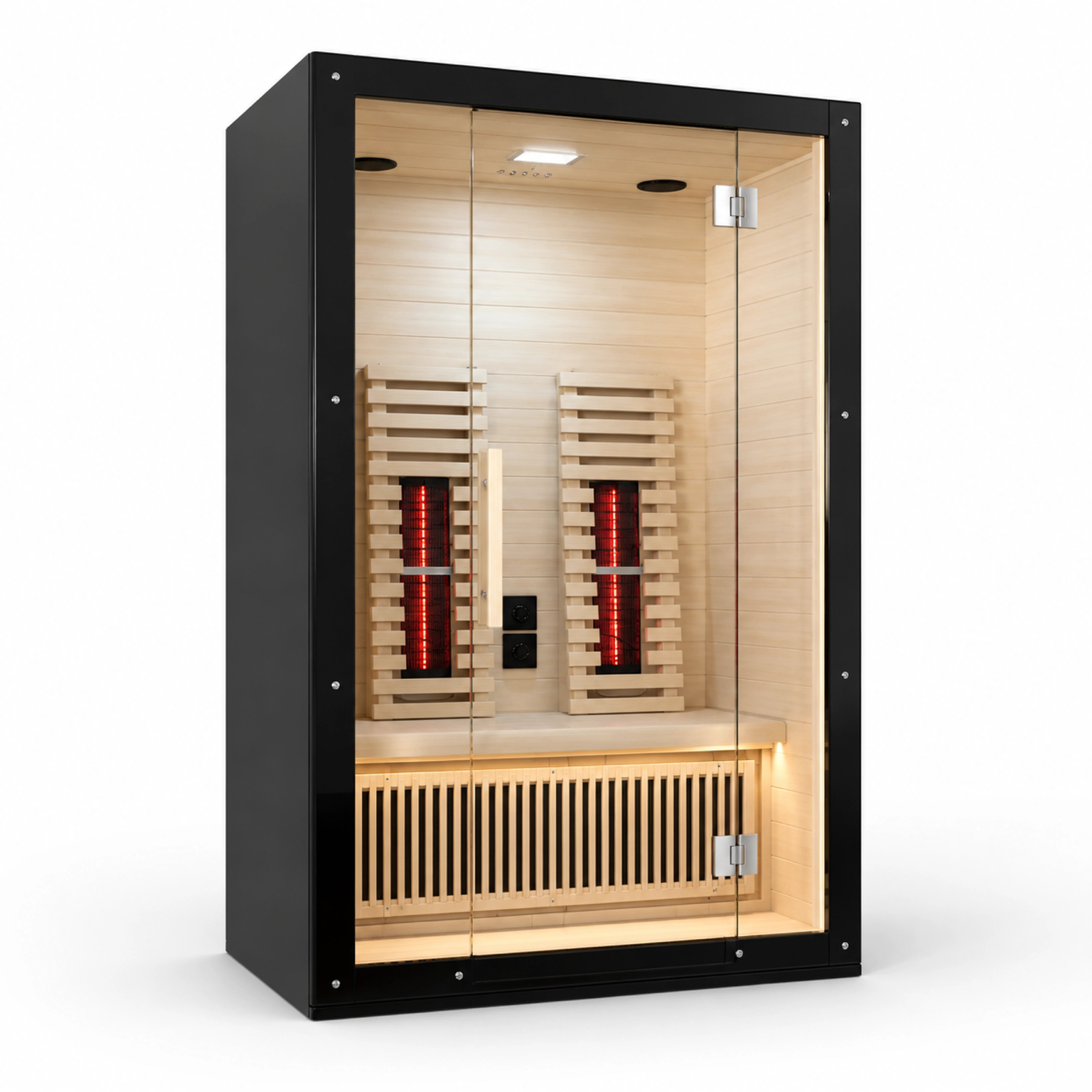 Quietra Low-EMF Hemlock Infrared Sauna Cabin — view 01