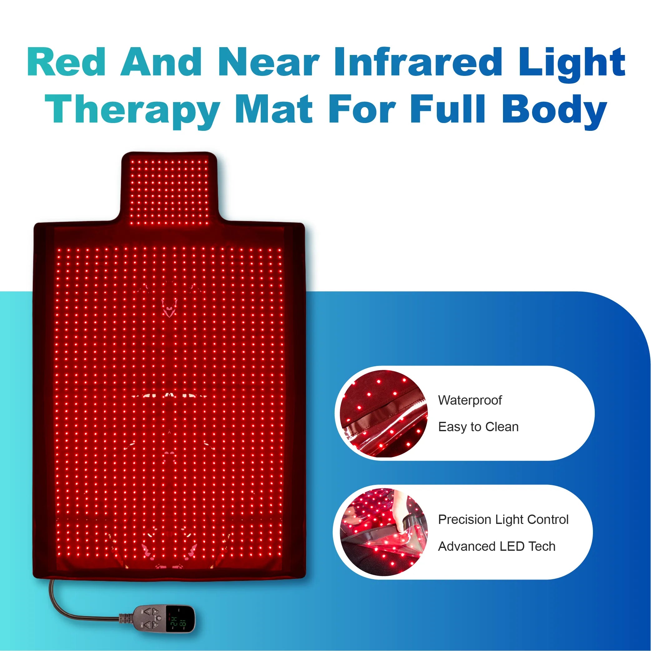 Red And Near Infrared Light Therapy Mat For Full Body