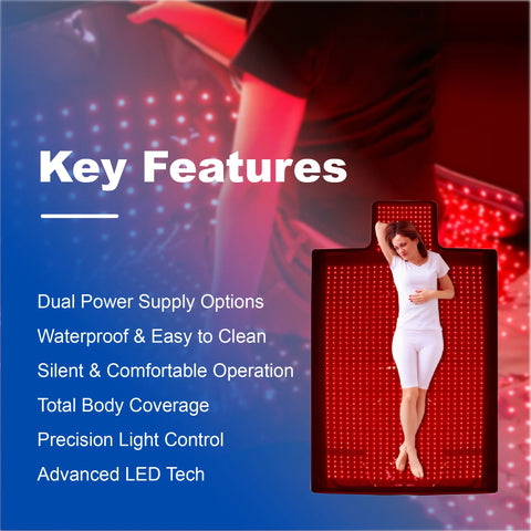 Red And Near Infrared Light Therapy Mat For Full Body