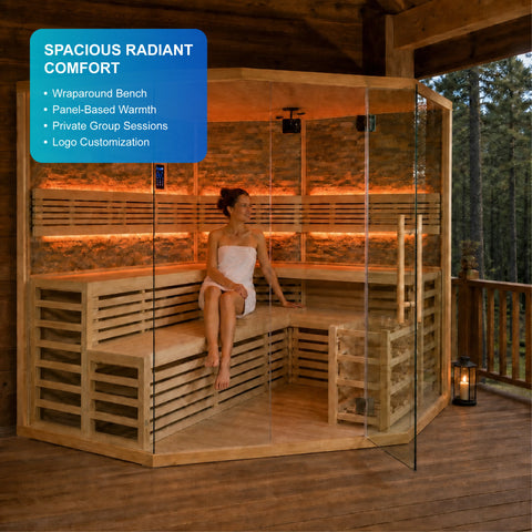 Solaris Outdoor Infrared Sauna Cabin — view 05