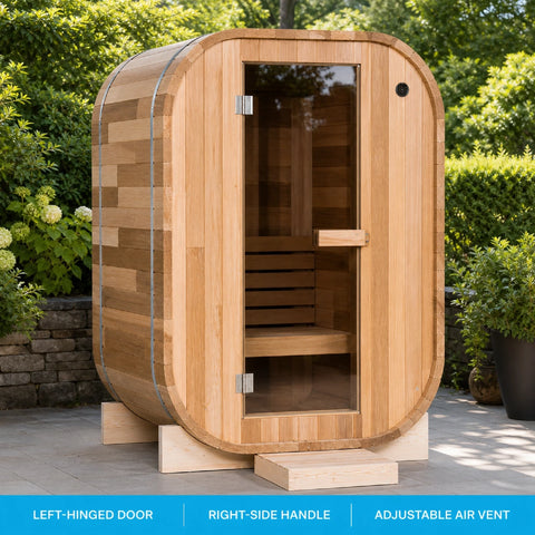 Solivra One-Person Cube Sauna — view 05