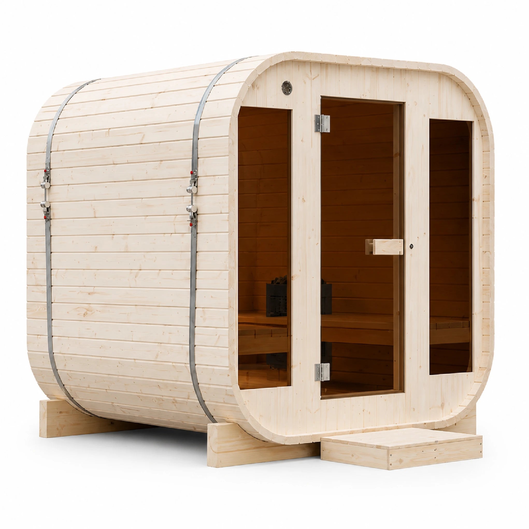 Sylvara Solid Pine Outdoor Sauna — view 01