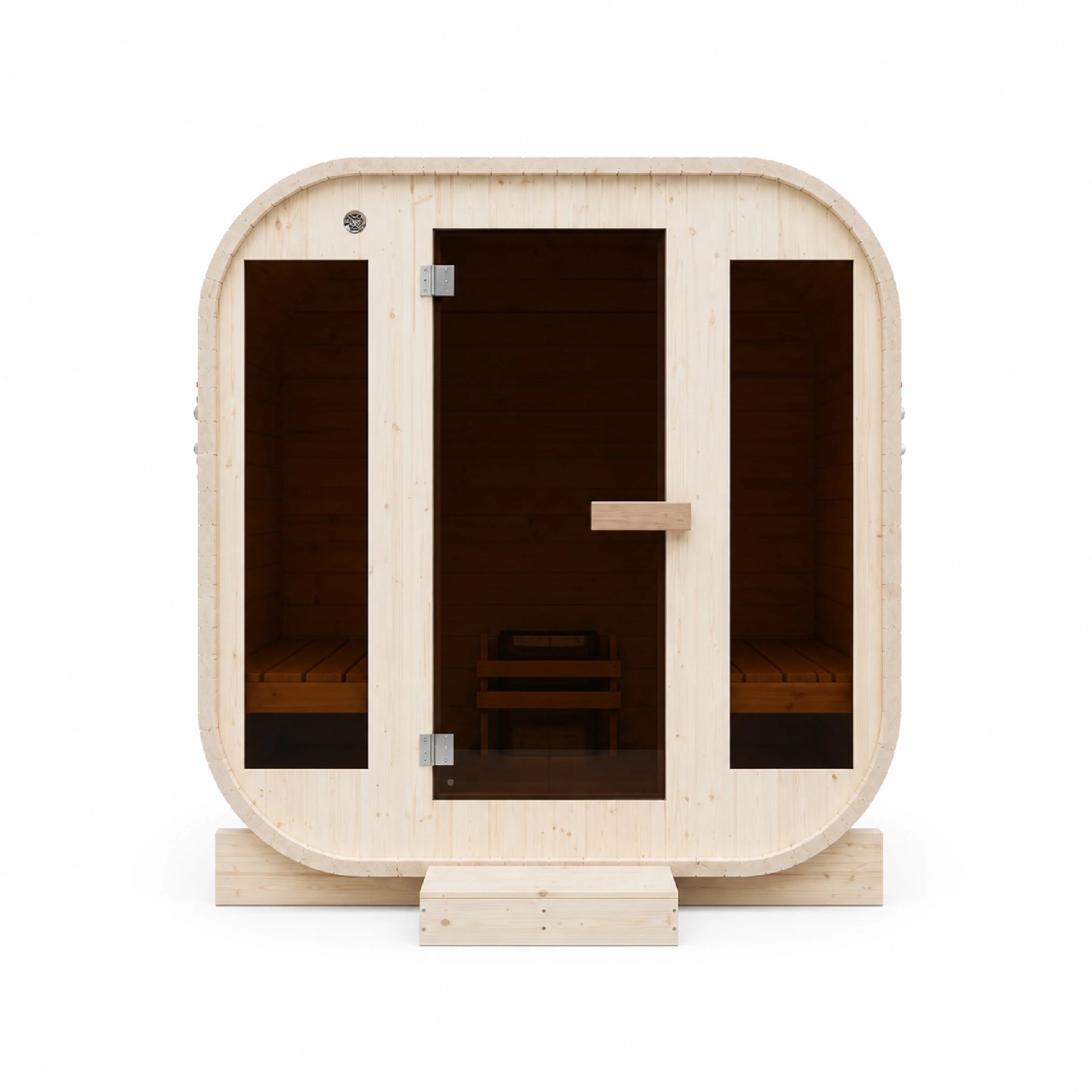 Sylvara Solid Pine Outdoor Sauna — view 02
