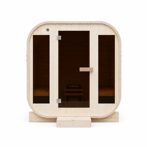Sylvara Solid Pine Outdoor Sauna — view 02