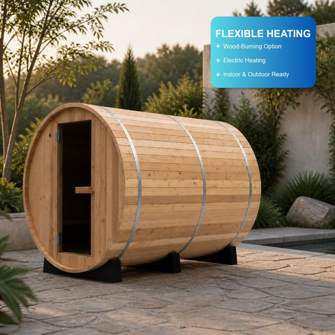 Theravyn 4P Barrel Sauna Cabin — view 03
