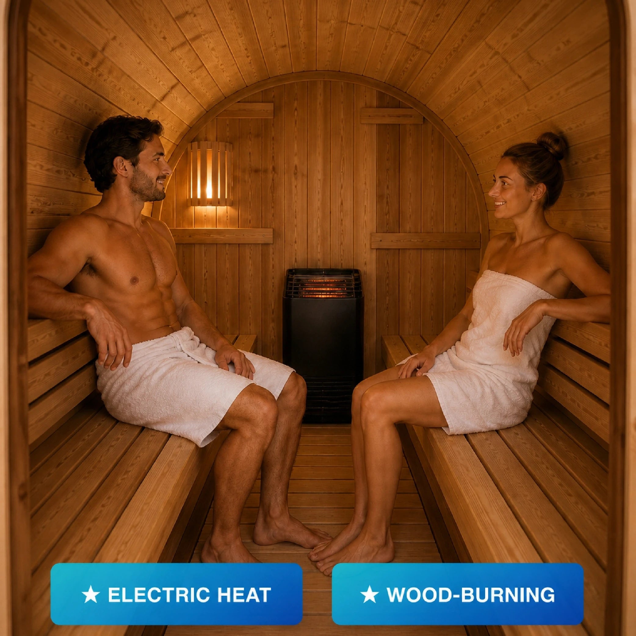 Theravyn 4P Barrel Sauna Cabin — view 05