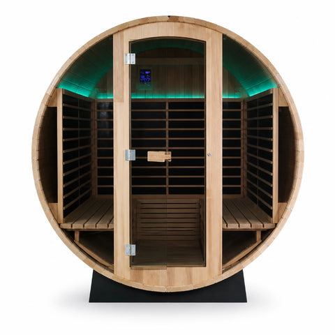 Virelda Outdoor Hybrid Barrel Sauna Cabin — view 01