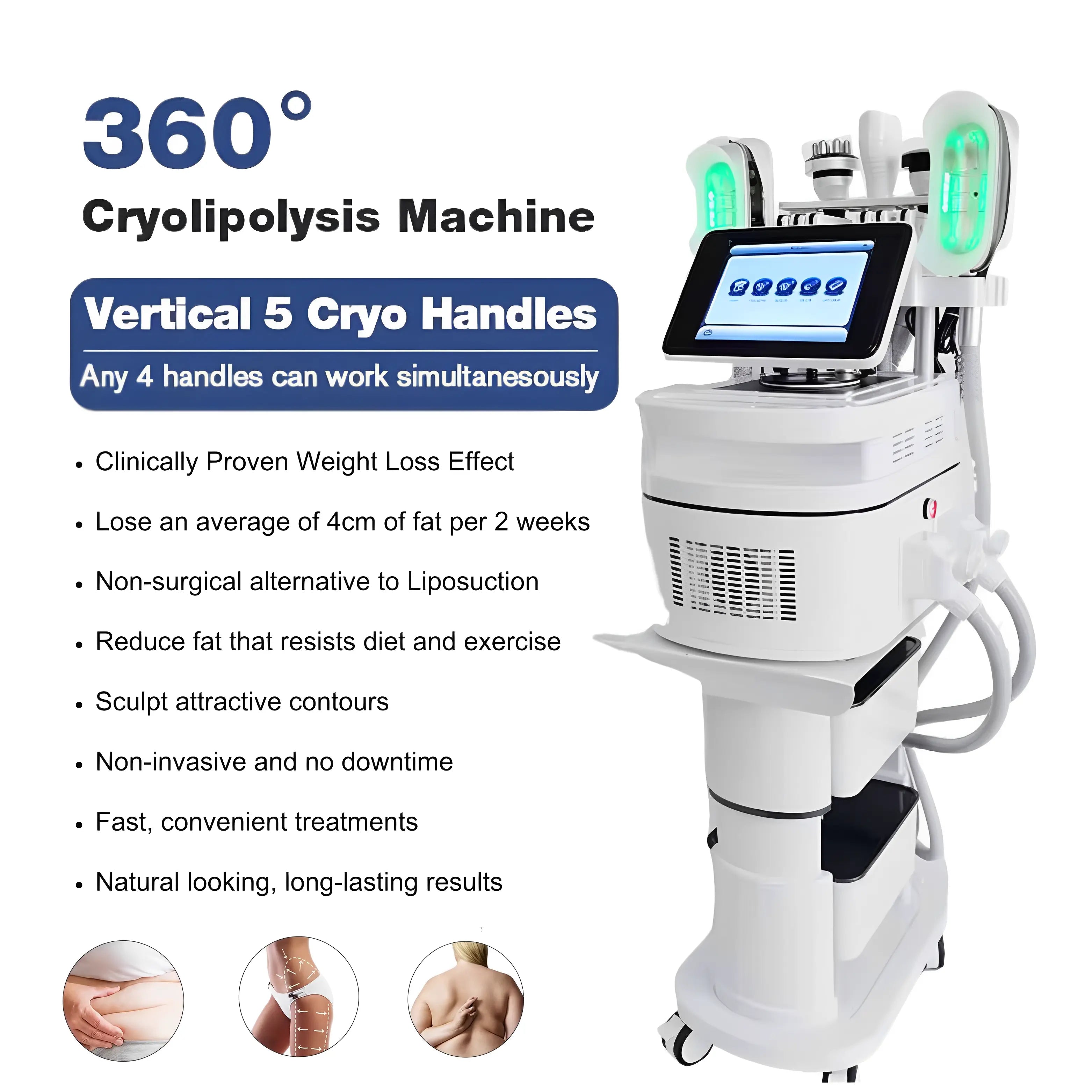 Cryolipolysis Machine for Fat Reduction and Skin Tightening 5