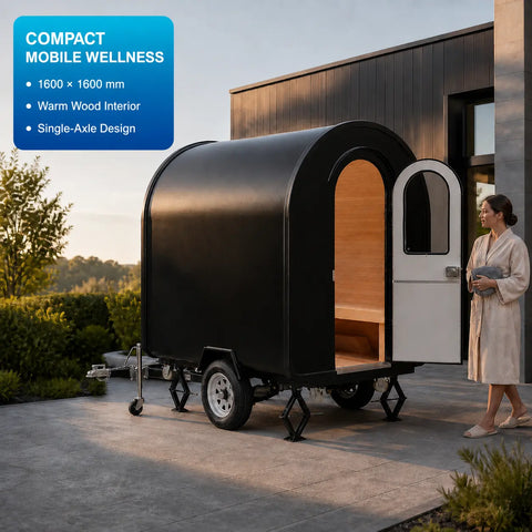 Nocterris Black Portable Sauna — product lifestyle or detail view 3