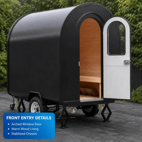 Nocterris Black Portable Sauna — product lifestyle or detail view 5