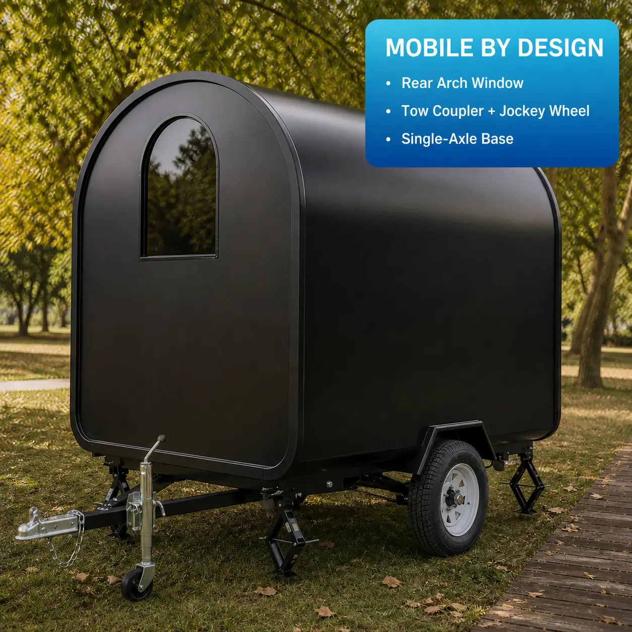 Nocterris Black Portable Sauna — product lifestyle or detail view 6