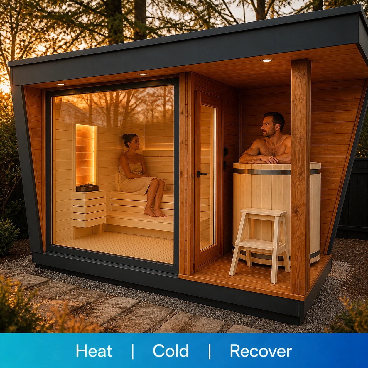 Rivoryn Sauna & Ice Bath Suite — product lifestyle or detail view 6
