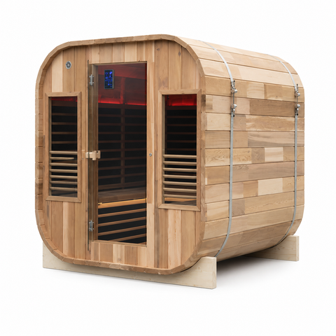 Rubriva Red Light Infrared Sauna Cabin — alternate product angle