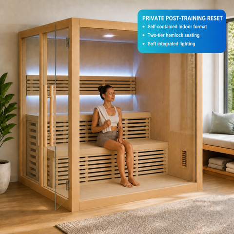 Thermelyra Indoor Infrared Sauna — product lifestyle or detail view 3