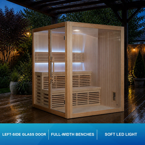 Thermelyra Indoor Infrared Sauna — product lifestyle or detail view 6