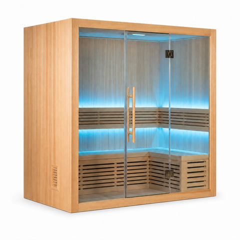 Vespera LED Steam Sauna Cabin — alternate product angle